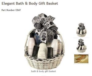 Elegant Bath and Body Gift Basket